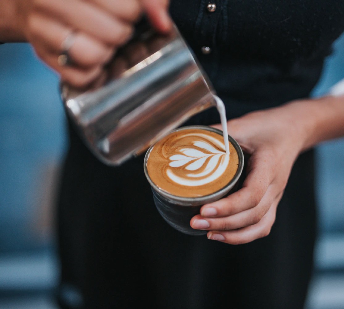 ik heb het gevonden Blauwdruk Contractie Latte Art - Kaffee Velo